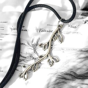 5 For $25💫Silver Branch Wiccan Pendant Necklace